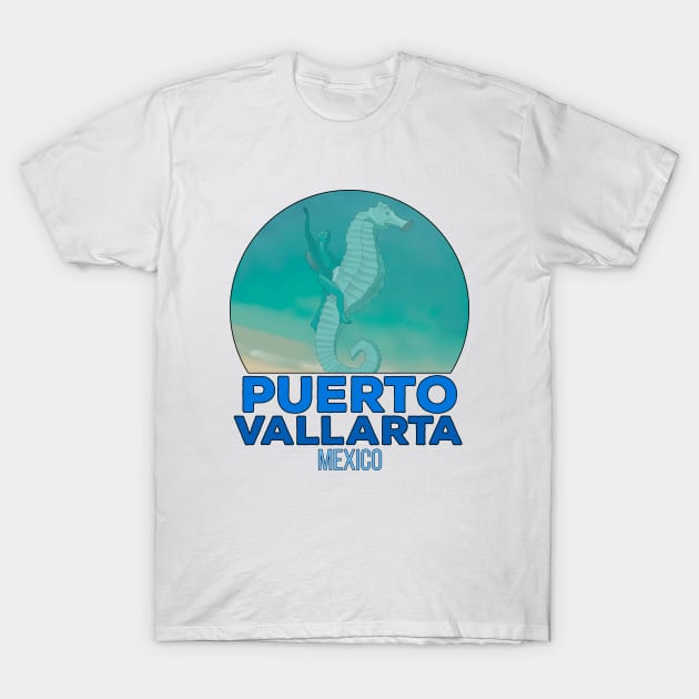 The Boy on the Seahorse Puerto Vallarta Mexico T-Shirt by DiegoCarvalho